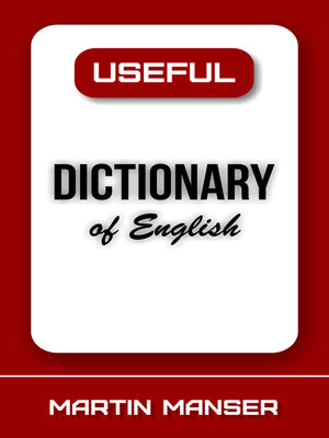 cover image of Useful Dictionary of English